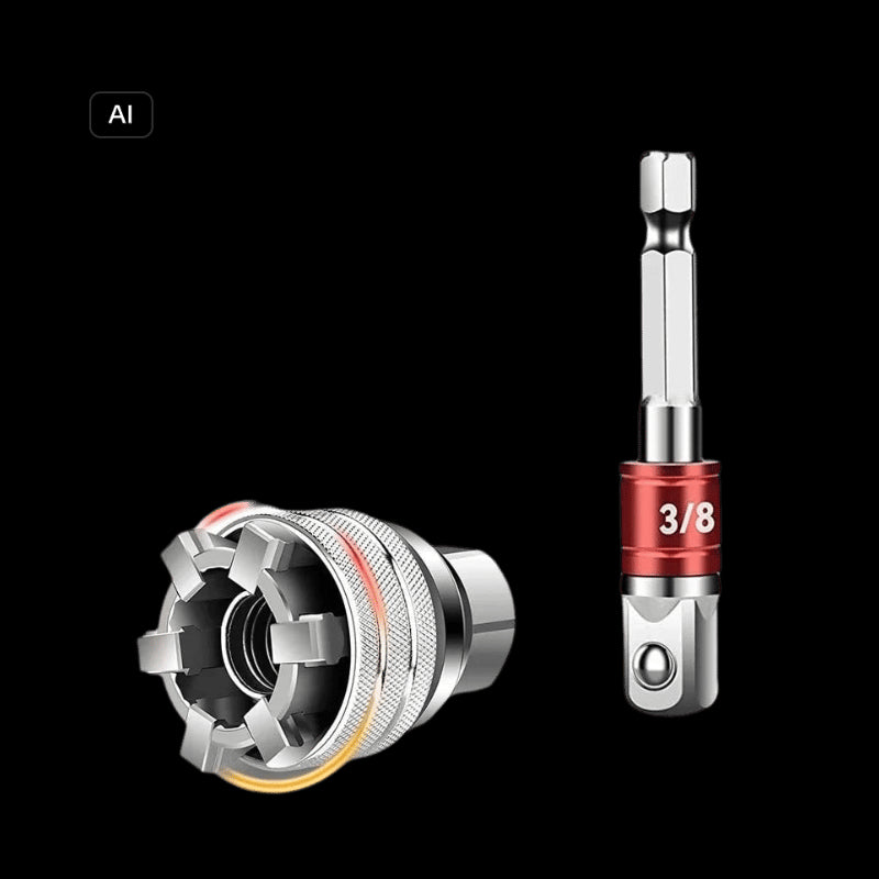 🔥 49% OFF Hot Sale! ⚡🛠️Upgraded Multi-function Adjustable Universal Socket Wrench – Master Maintenance Tool