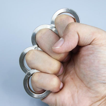 🛡️ Foldable Ring – Standard Edition (Stress-Relief) 🟢 | Three-Point Contact Protector – Upgrade Edition 🔋 Rechargeable + LED 🔦