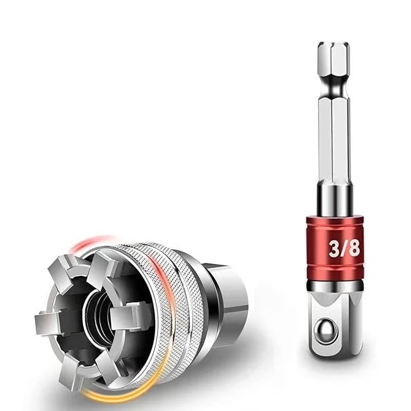 🔥 49% OFF Hot Sale! ⚡🛠️Upgraded Multi-function Adjustable Universal Socket Wrench – Master Maintenance Tool