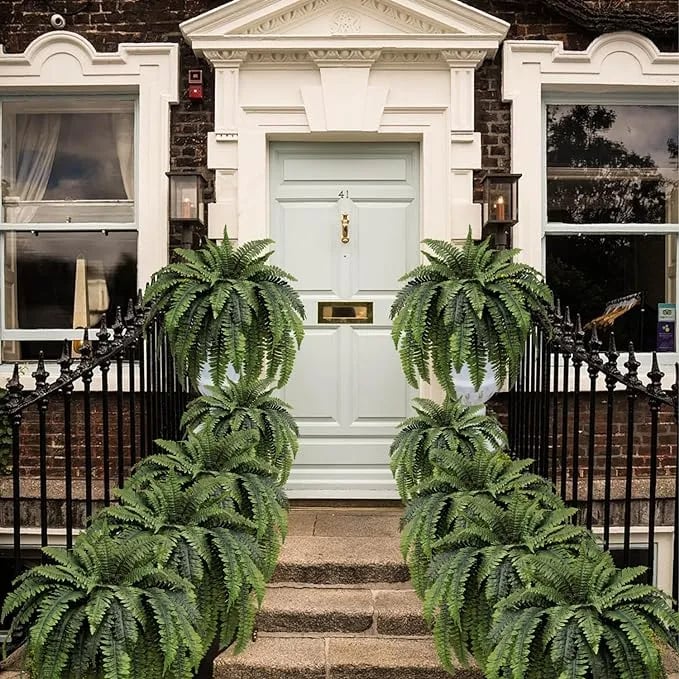 🏆 50K+ SOLD!🔥🌱 UV-Resistant Lifelike Artificial Boston Fern
