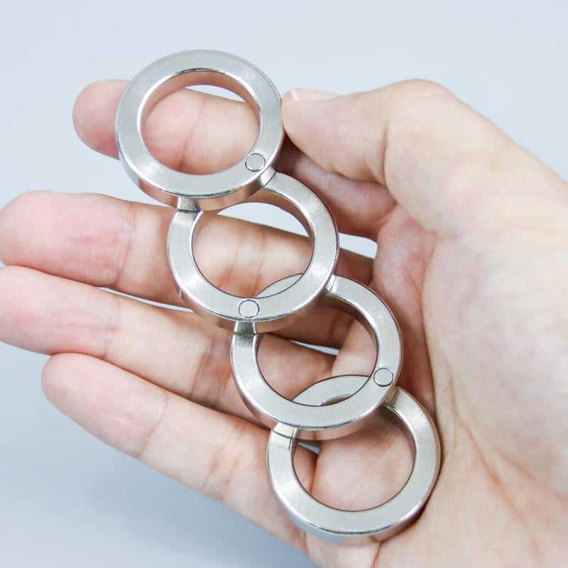 🛡️ Foldable Ring – Standard Edition (Stress-Relief) 🟢 | Three-Point Contact Protector – Upgrade Edition 🔋 Rechargeable + LED 🔦