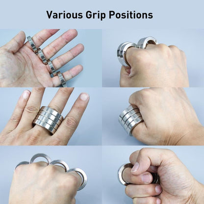 🛡️ Foldable Ring – Standard Edition (Stress-Relief) 🟢 | Three-Point Contact Protector – Upgrade Edition 🔋 Rechargeable + LED 🔦