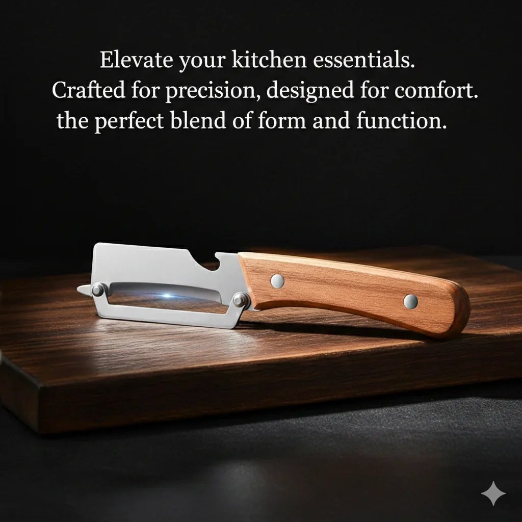 🎉Last Day Promotion🔪 All-in-One Stainless Steel Peeler | Razor-Sharp Blade with Bottle Opener 🍎 50K+ SOLD! 🏆